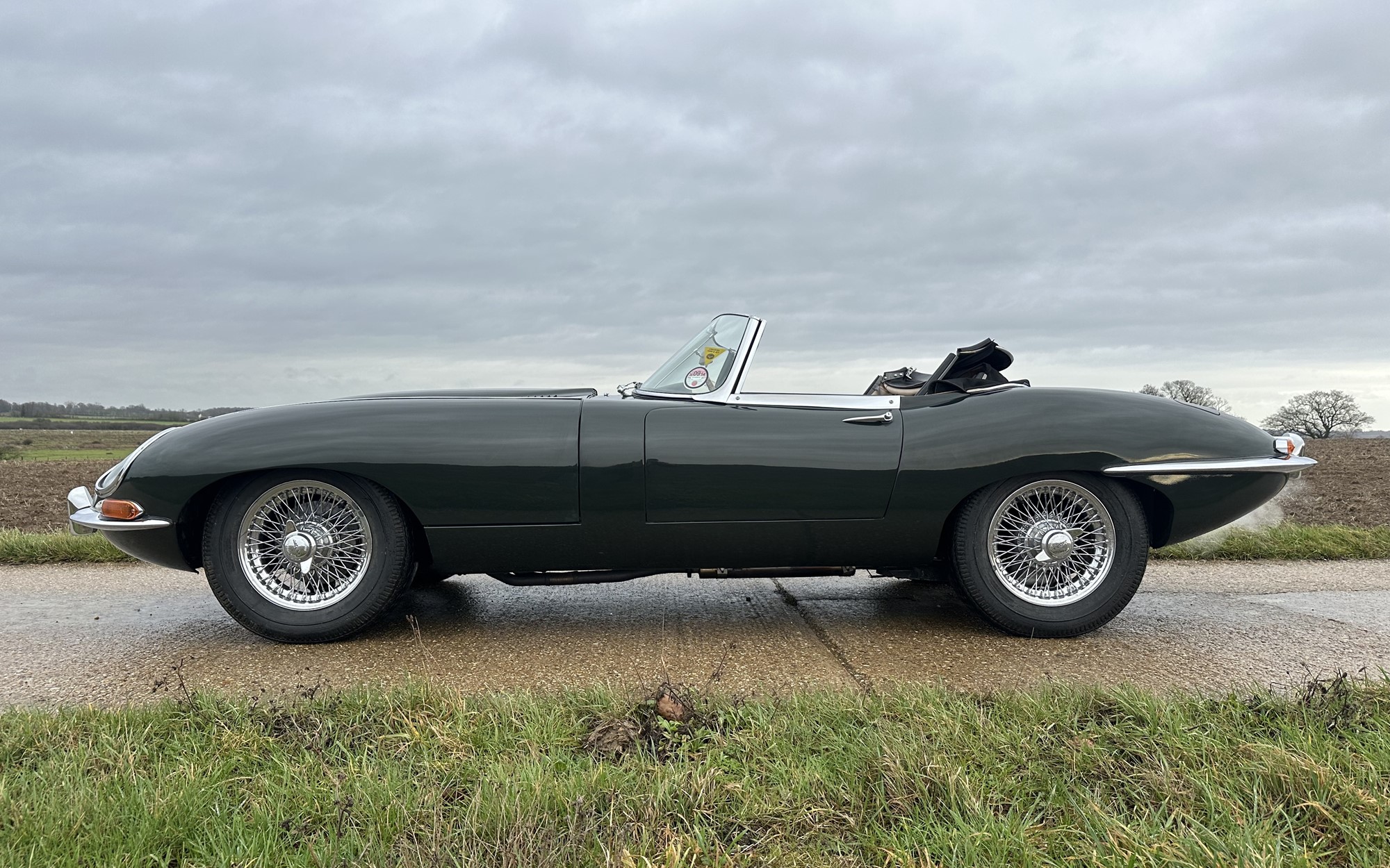 Iconic early E-Type motors into Reeman Dansie 